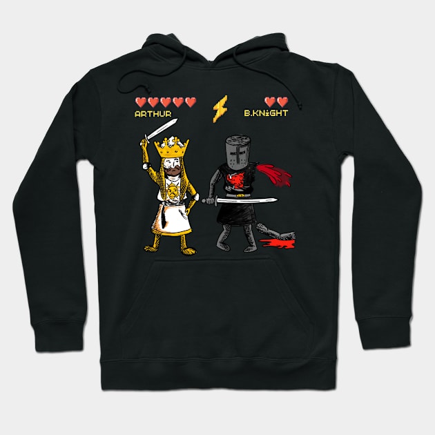 Tis But a Scratch // Funny Game Hoodie by Kiranamaraya